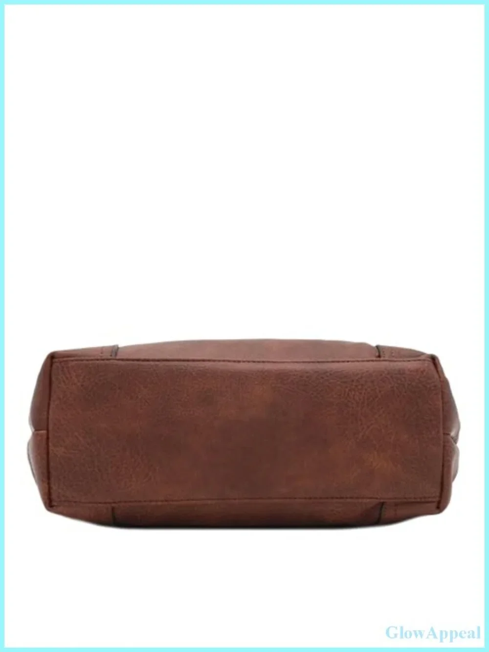 Faux Leather Hobo Shoulder Bag with Big Snap Hook Hardware